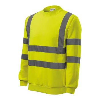 Rimeck HV Essential Hi-Vis unisex pulóver