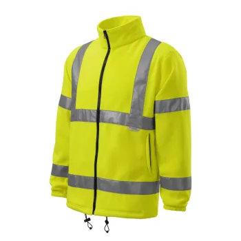 Rimeck HV Flece Jacket Hi-Vis unisex polár dzseki
