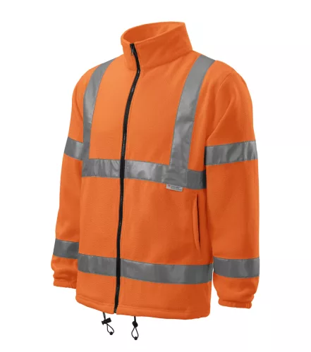 Rimeck HV Flece Jacket Hi-Vis unisex polár dzseki