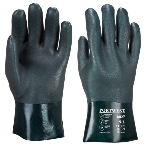 Portwest Duplán mártott PVC védőkesztyű 27 cm