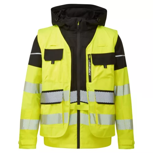 Portwest Ultimate Modular Hi-Vis 3 az 1-ben esőkabát