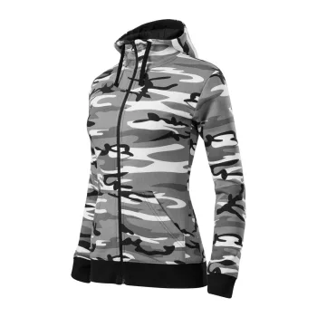 Malfini Camo Zipper női cipzáras pulóver