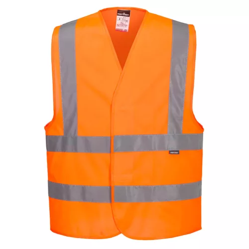 Portwest Jól láthatósági két csíkos mellény