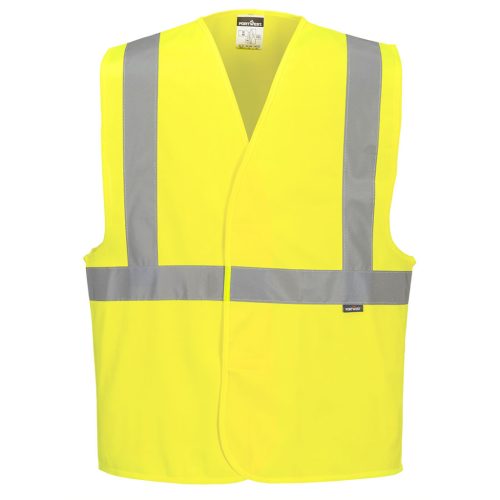 Portwest Jól láthatósági egy csíkos mellény