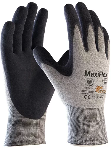 ATG MaxiFlex Elite nitrilhab mártott ESD védőkesztyű (34-774B)