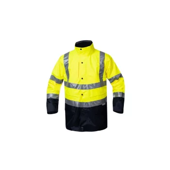  HI-VIS 4in1 Téli 4 az 1-ben láthatósági dzseki, kivehető belső dzsekivel