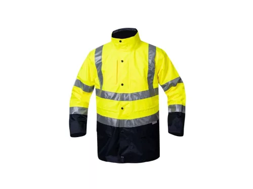 HI-VIS 4in1 Téli 4 az 1-ben láthatósági dzseki, kivehető belső dzsekivel
