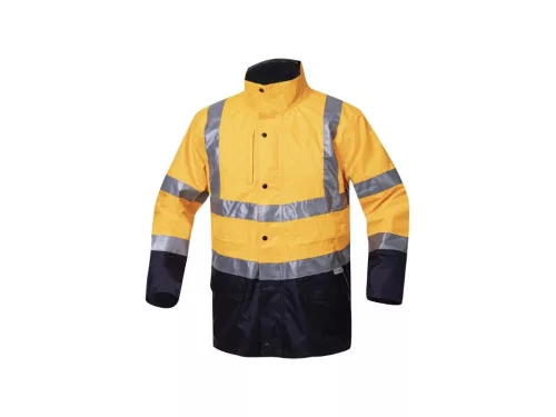 HI-VIS 4in1 Téli 4 az 1-ben láthatósági dzseki, kivehető belső dzsekivel