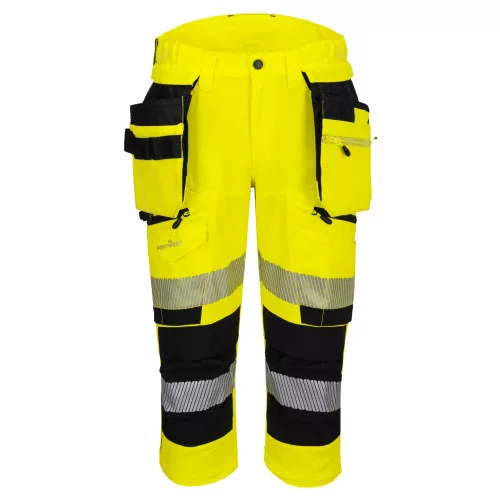 Portwest DX4 Hi-Vis 3/4-es nadrág