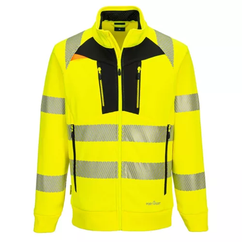 Portwest DX4 Hi-Vis cipzáras pulóver