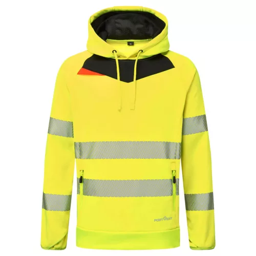 Portwest DX4 Hi-Vis kapucnis pulóver