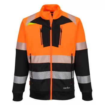 Portwest DX4 Hi-Vis Class 1 funnel nyakú cipzáras pulóver
