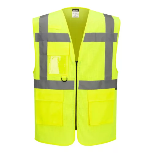 Portwest ES1 Essential Hi-Vis Mesh cipzáras vezetői mellény