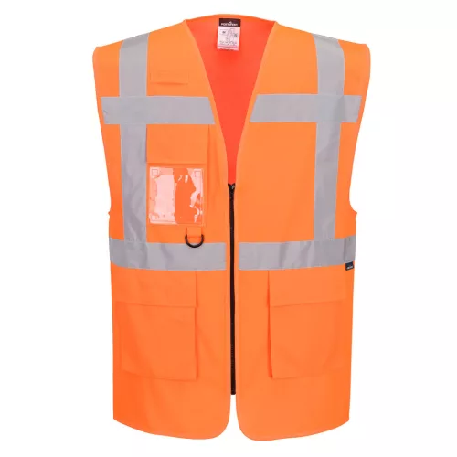 Portwest ES1 Essential Hi-Vis cipzáras vezetői mellény