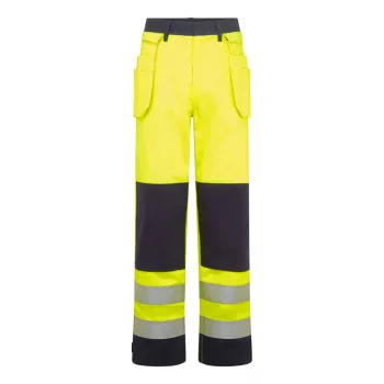   Portwest Bizflame Hi-Vis kontraszt lángálló lengőzsebes nadrág
