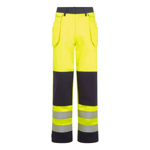 Portwest Bizflame Hi-Vis kontraszt lángálló lengőzsebes nadrág