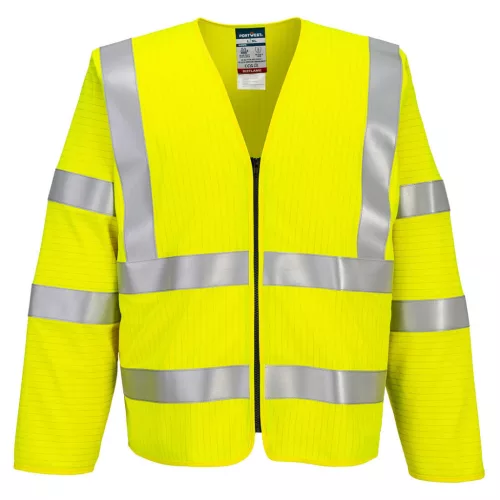 Portwest Bizflame Hi-Vis lángálló cipzáras mellény