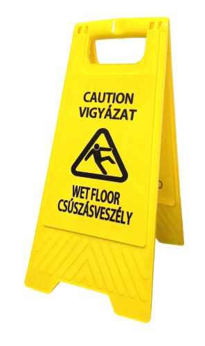 Portwest Csúszásveszély figyelmeztető tábla (magyar/angol)