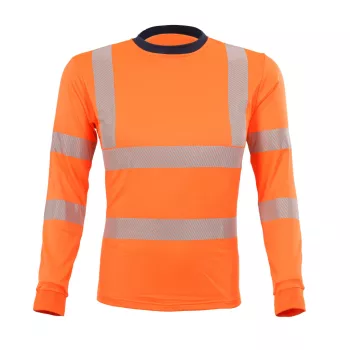 Qualitex Allround Hi-Vis hosszú ujjú póló 180g