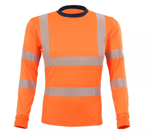 Qualitex Allround Hi-Vis hosszú ujjú póló 180g