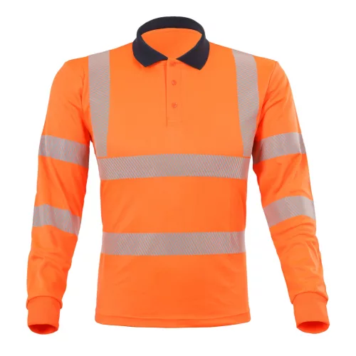Qualitex Allround Hi-Vis hosszú ujjú pólóing 180g