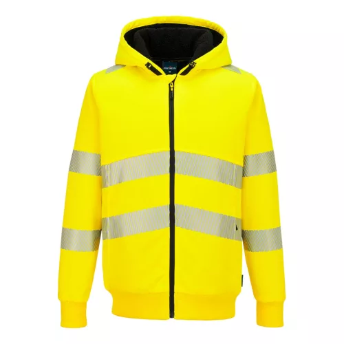Portwest PW321 Hi-Vis téli cipzáras pulóver