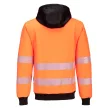 Portwest PW3 Hi-Vis cipzáras kapucnis pulóver