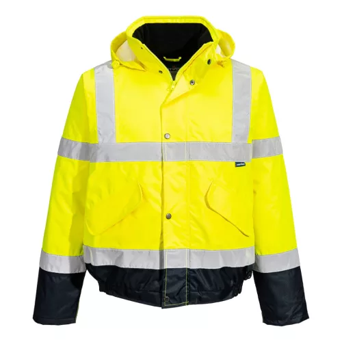 Portwest Hi-Vis kéttónusú bomber kabát