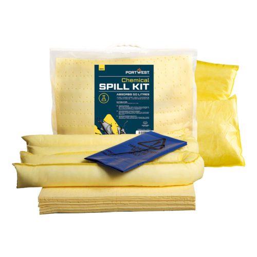 Portwest PW Spill (50 liter) vegyi szorbens készlet (3 db)