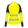 Portwest PW3 Hi-Vis női 1/4 cipzáras pulóver