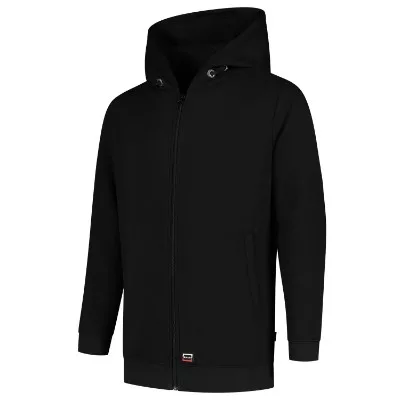 Tricorp Hooded Sweat Jacket Washable 60°C unisex cipzáras pulóver (301014)