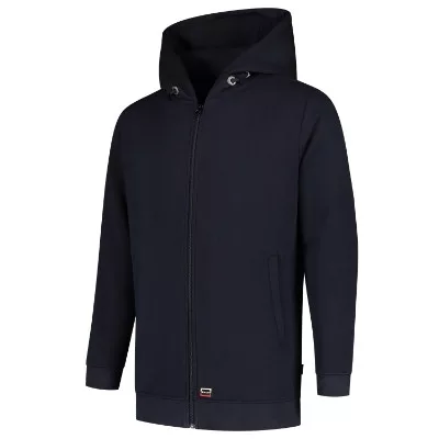 Tricorp Hooded Sweat Jacket Washable 60°C unisex cipzáras pulóver (301014)
