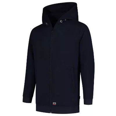Tricorp Hooded Sweat Jacket Washable 60°C unisex cipzáras pulóver (301014)