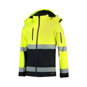   Tricorp Bi-color EN ISO 20471 Softshell Hi-Vis unisex kabát (403007)
