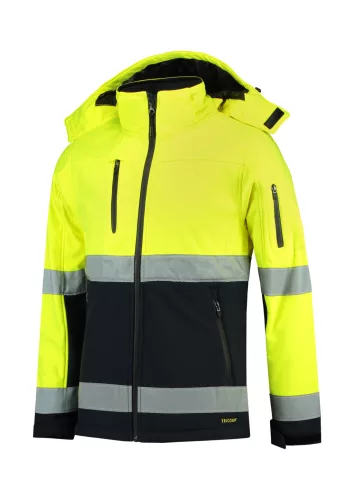 Tricorp Bi-color EN ISO 20471 Softshell Hi-Vis unisex kabát (403007)